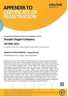 SHJ_9001 Certificate